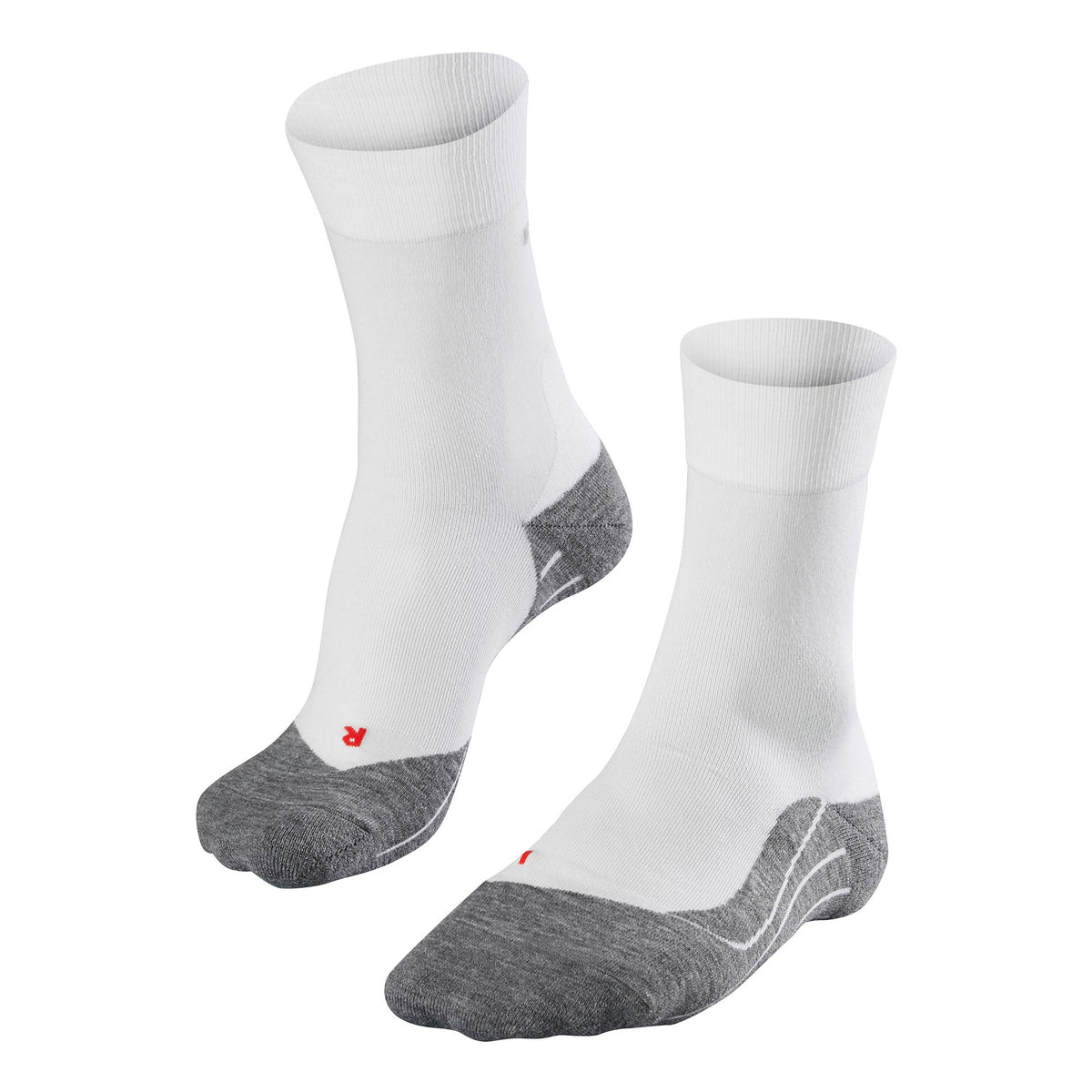 Falke RU4 Chaussettes De Sport Hommes-Blanc,Gris Falke RU4 Chaussettes De Sport Hommes-Blanc,Gris