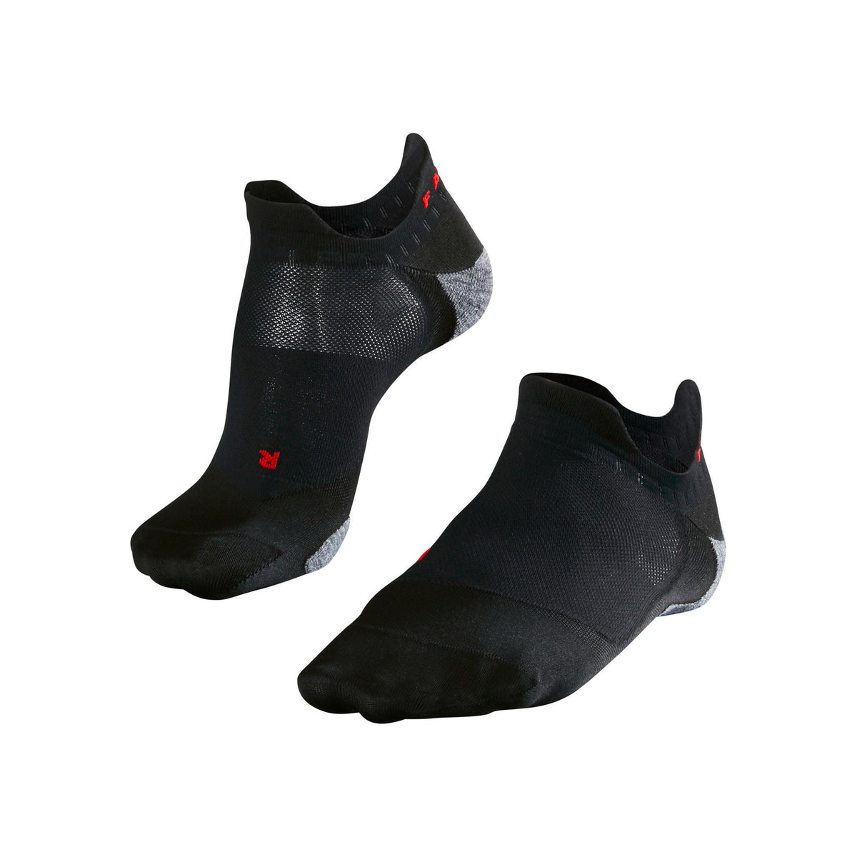 Falke RU5 Race Invisible Chaussettes De Running Hommes-Noir,Gris Falke RU5 Race Invisible Chaussettes De Running Hommes-Noir,Gris
