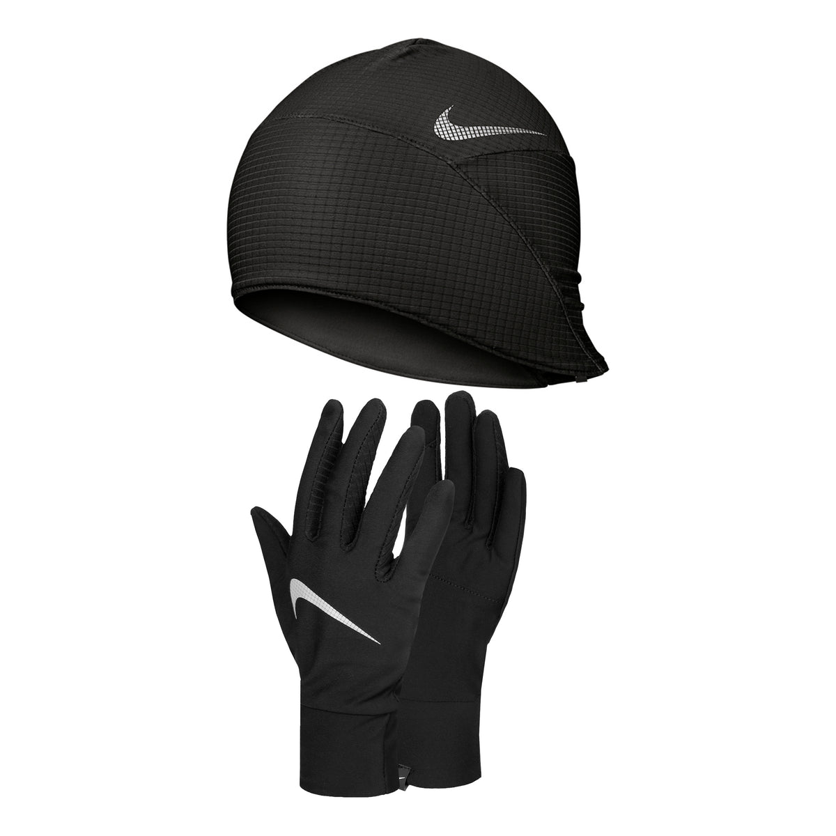 Nike Essential Mütze + Gants Hommes-Noir,Argent