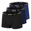 Everyday Cotton Strech Trunk Caleçon Pack De 3 Hommes-Bleu Foncé,Bleu