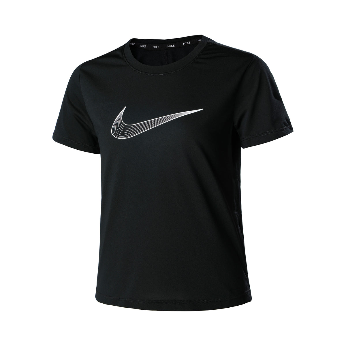 Nike Dri-Fit One Graphic T-shirt Filles-Noir,Blanc