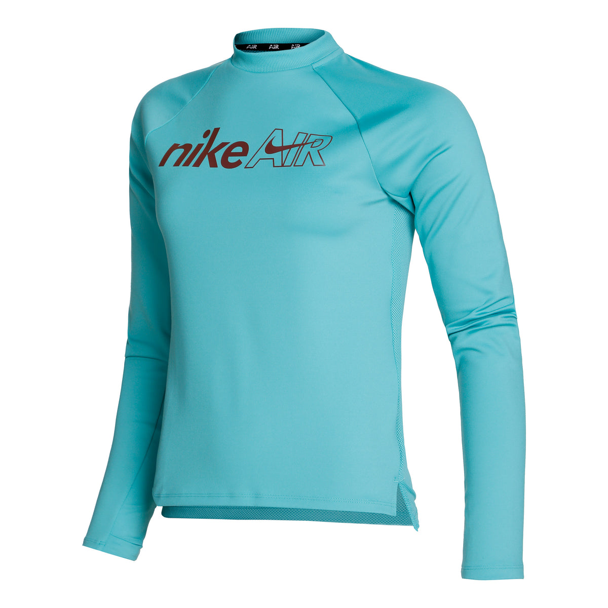 Nike Dri-Fit Air Haut Manches Longues Femmes-Berry, Bleu