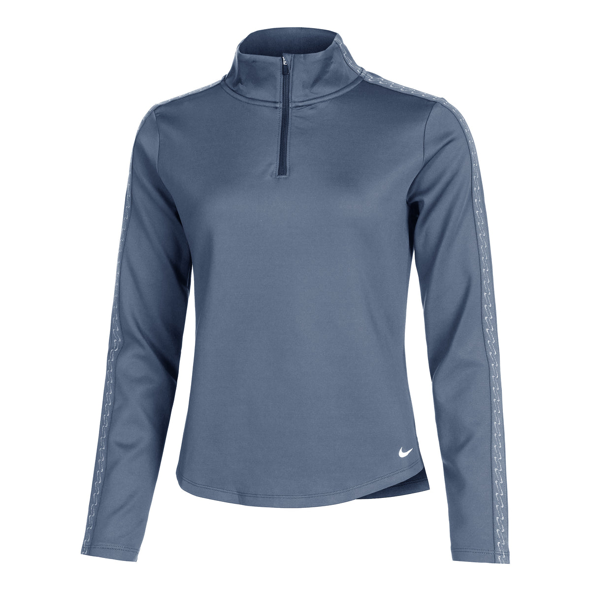Nike Therma-FIT One Half-Zip Maillot De Course Femmes-Bleu,Blanc