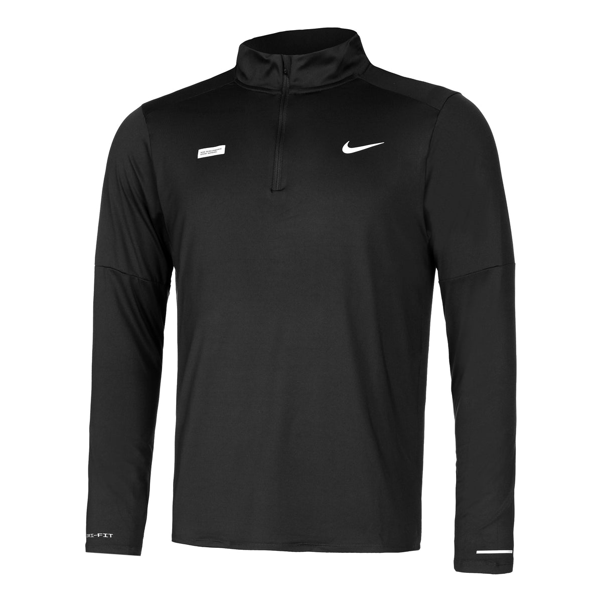 Nike Dri-Fit Dri-FIT Element Flash Half-Zip Maillot De Course Hommes-Noir,Argent