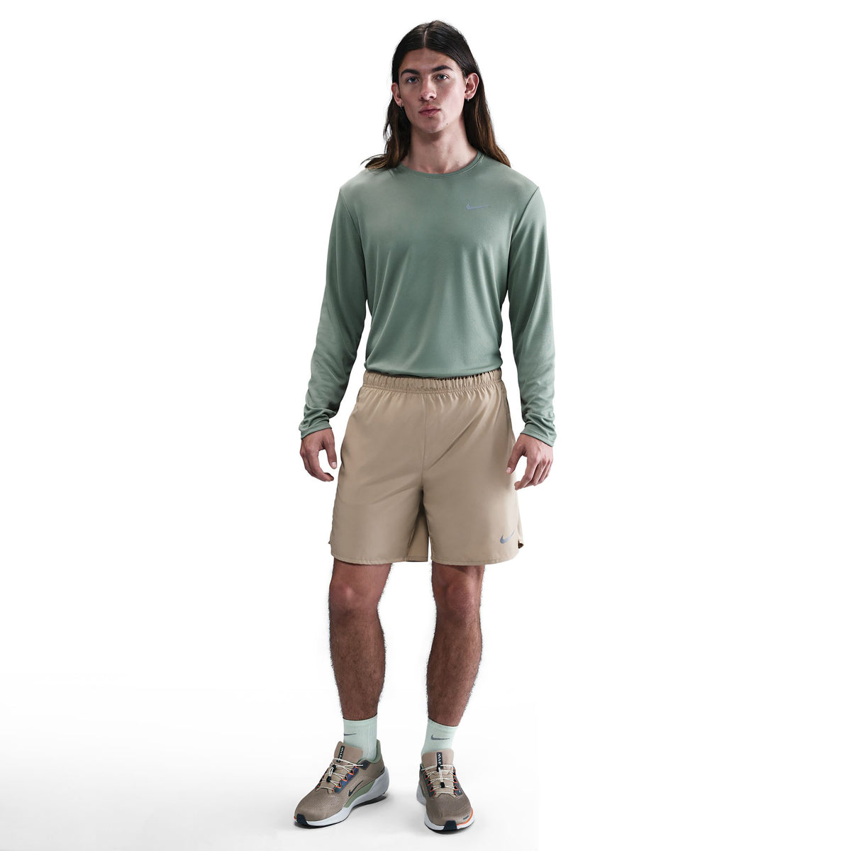 Nike Miler UV Maillot De Course Hommes-Sauge
