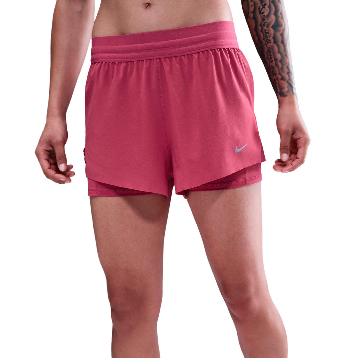 Nike Swift 2in1  Short de running Femmes - baie, argent
