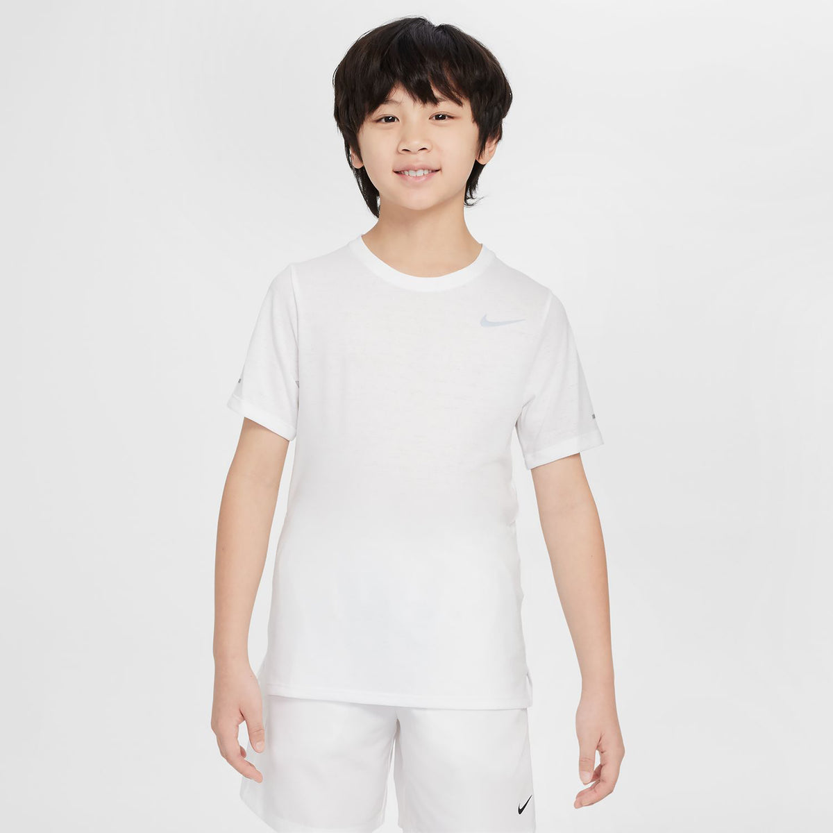 Nike Dri-Fit  T-shirt Garçons-blanc