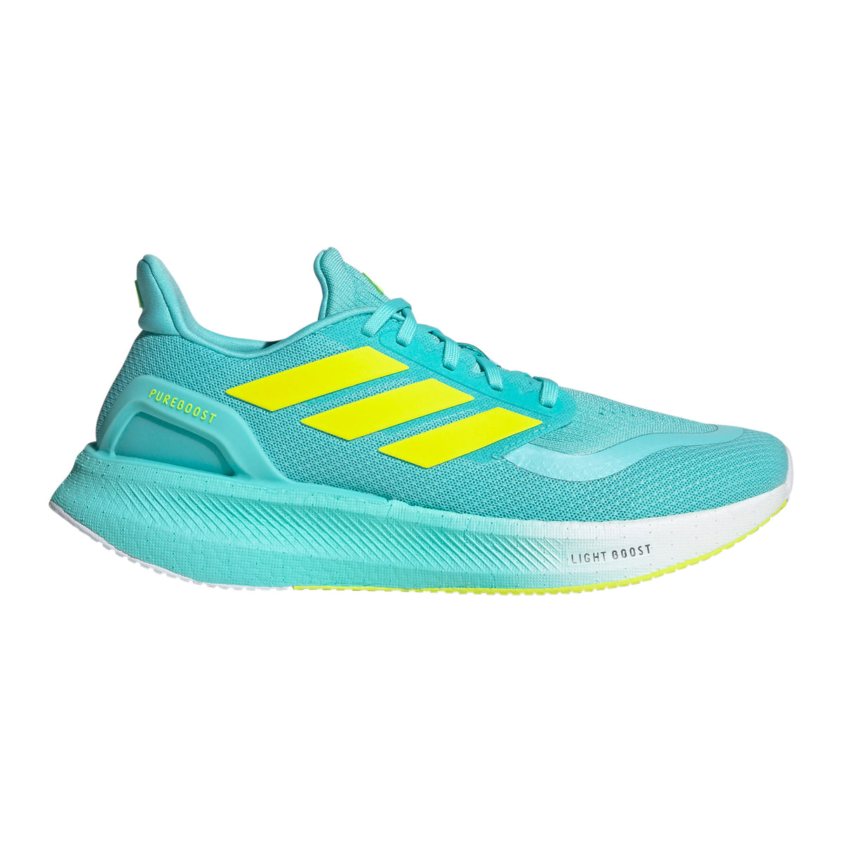 adidas Pureboost 5 Chaussure de running sans stabilisateurs Hommes - menthe, jaunes fluo