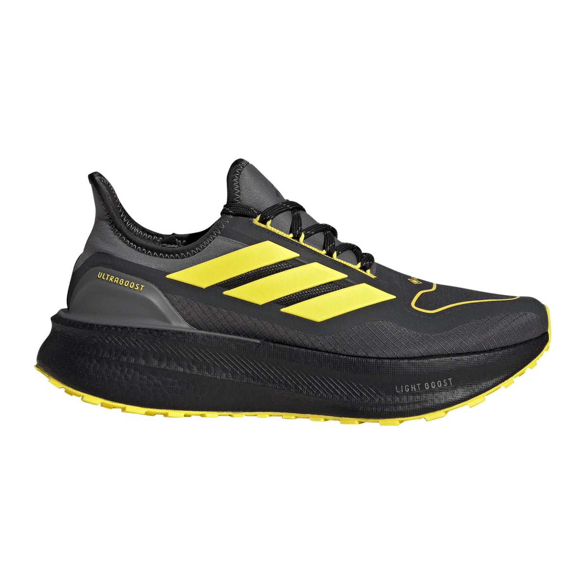 adidas Ultraboost 5 GTX Chaussure de running sans stabilisateurs Hommes - gris foncé, jaune