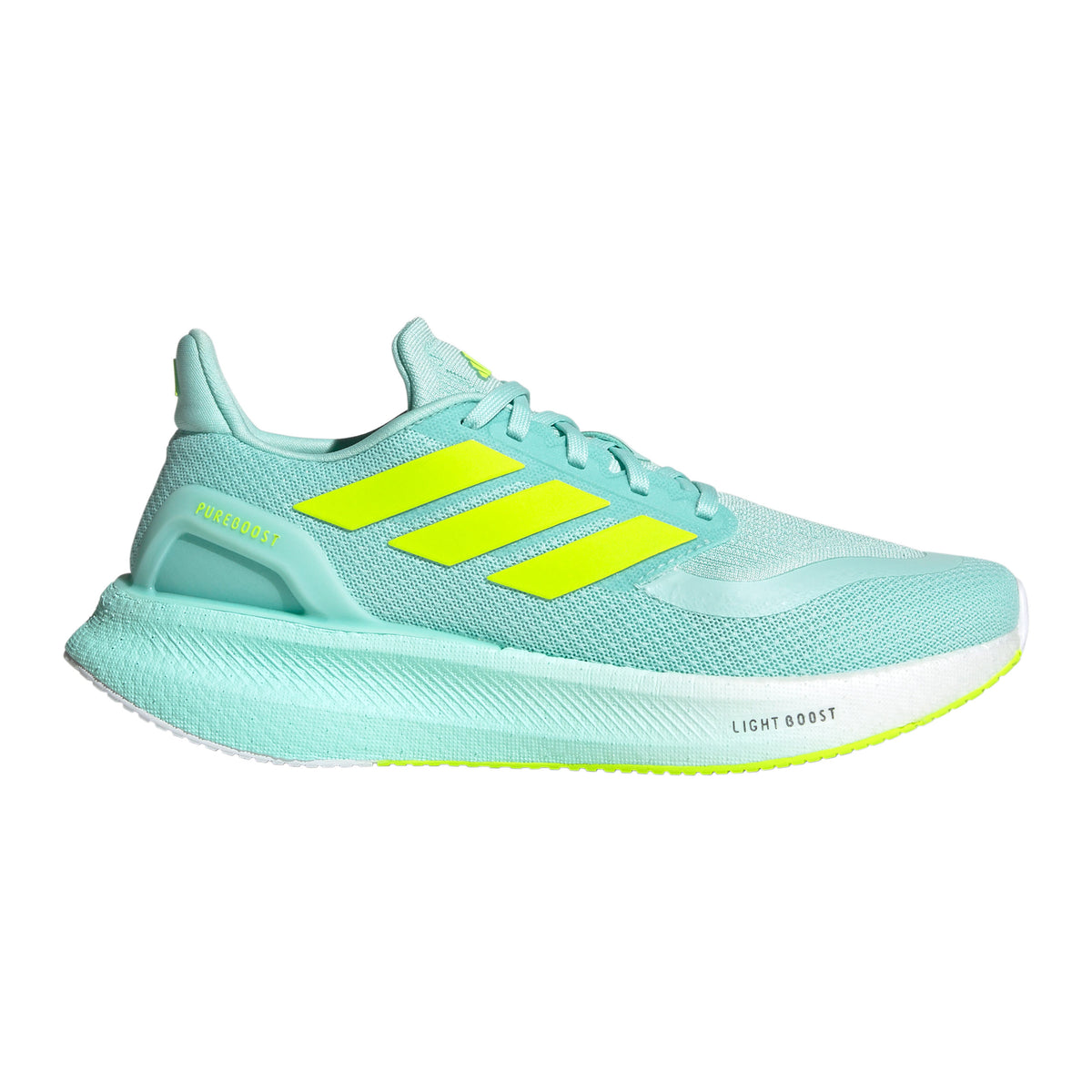 adidas Pureboost 5 Chaussure de running sans stabilisateurs Femmes - menthe, jaunes fluo