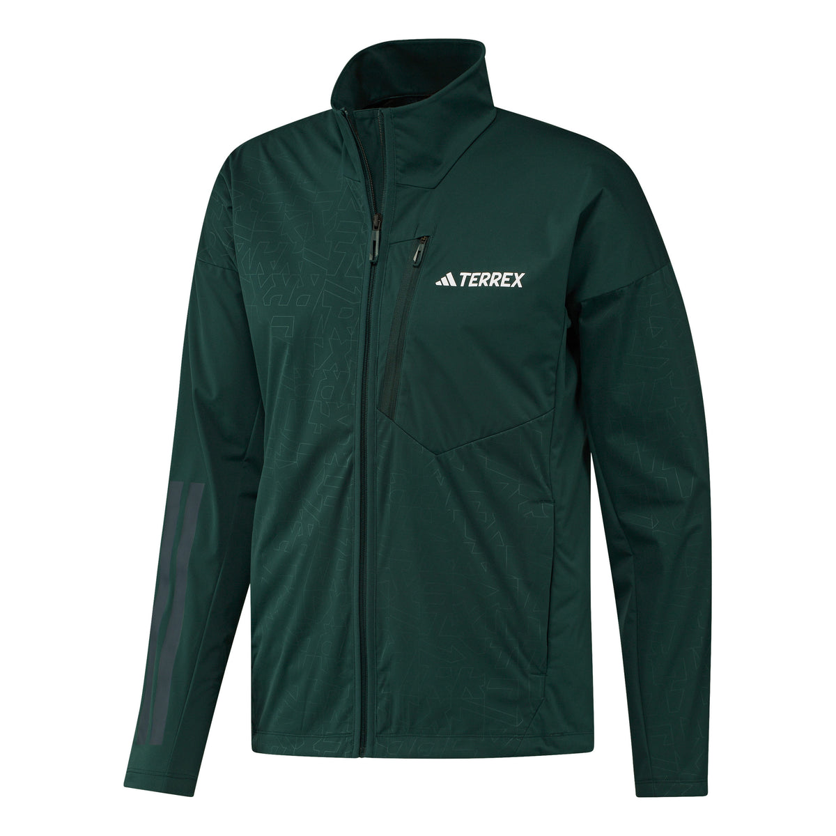 adidas Terrex XPR Softshell Veste running Hommes-vert
