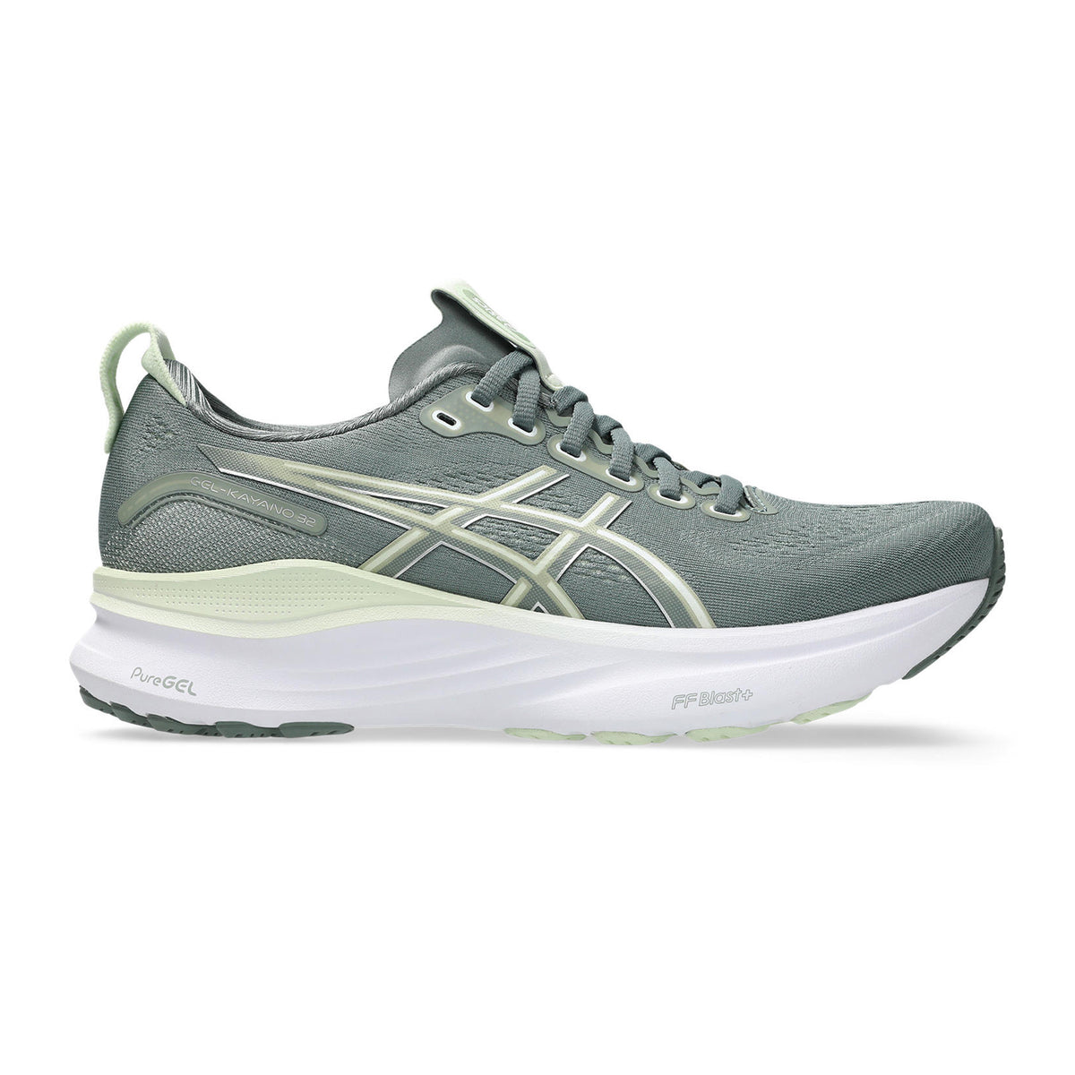 ASICS Gel-Kayano 32 Chaussure de running avec stabilisateurs Femmes - vert olive, vert clair