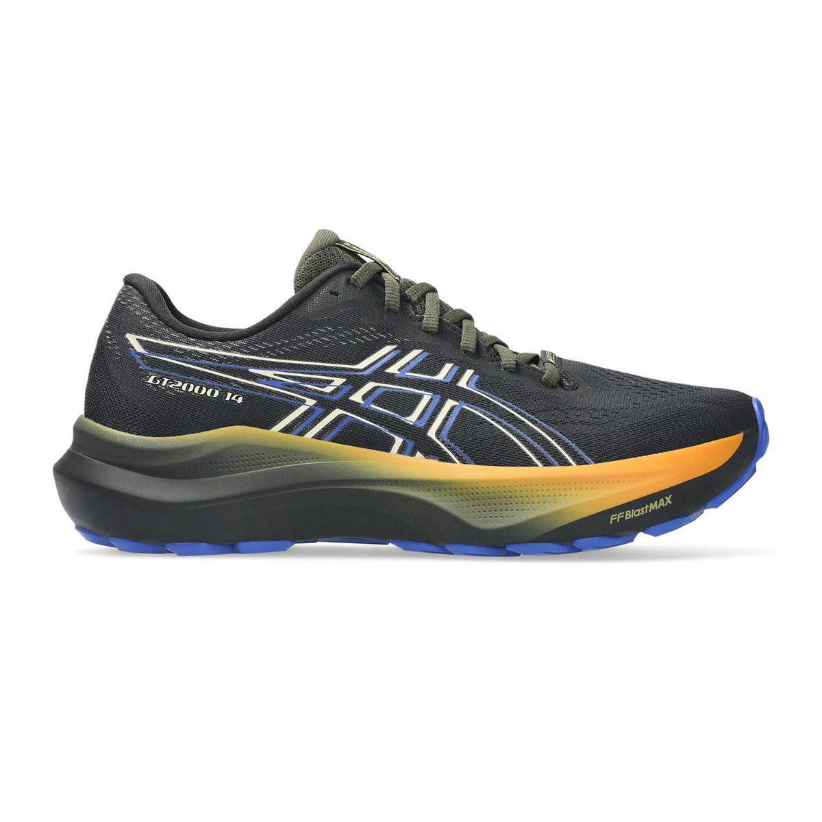ASICS GT-2000 14 GTX Chaussure de running avec stabilisateurs Hommes-noir, bleu
