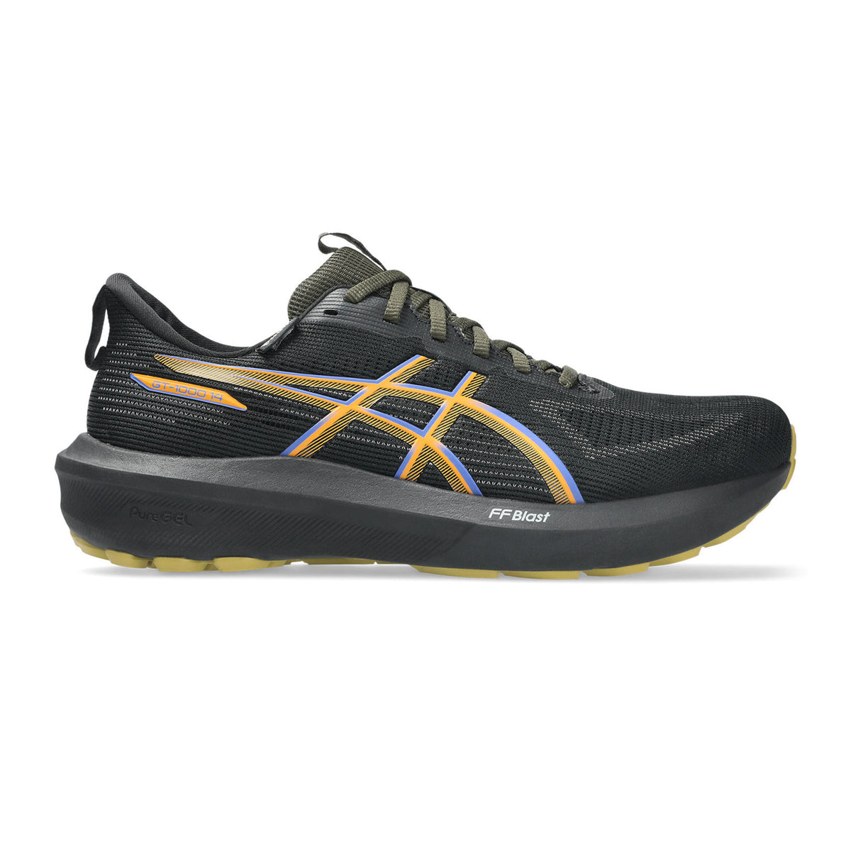 ASICS GT-1000 14 GTX Chaussure de running avec stabilisateurs Hommes-noir, le caramel