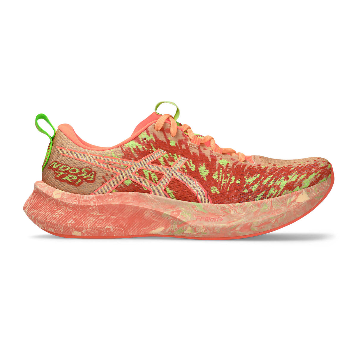 ASICS Noosa Tri 16 Chaussure de compétition Hommes-abricot, jaunes fluo