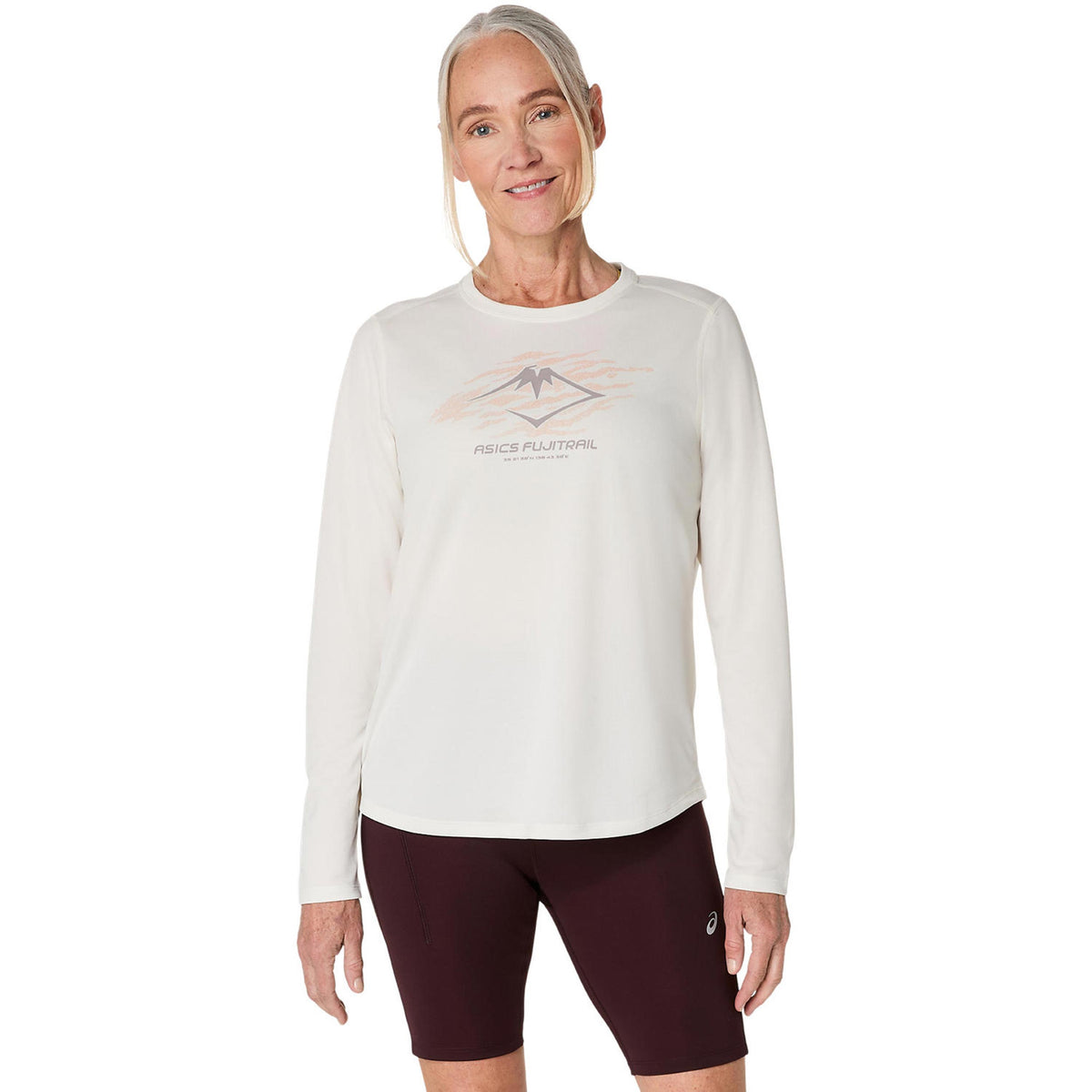 ASICS Fujitrail Logo Maillot De Course Femmes-Beige