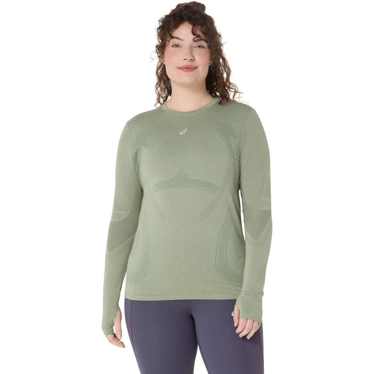 ASICS Road Seamless  Maillot de course Femmes - gris, bleu