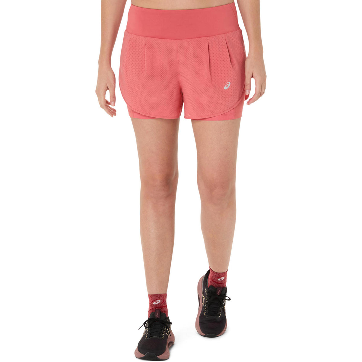 ASICS Road 2in1 3.5in Short de running Femmes - baie, rose
