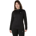 Core 1/2 Zip Winter  Maillot de course Femmes - noir
