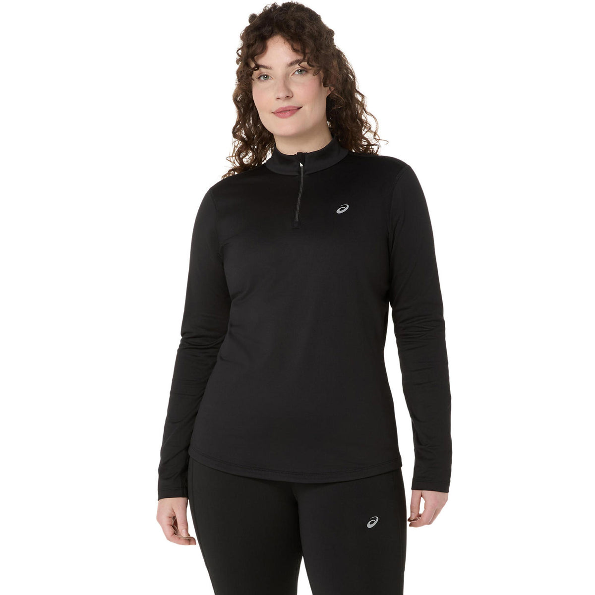 ASICS Core 1/2 Zip Winter  Maillot de course Femmes - noir