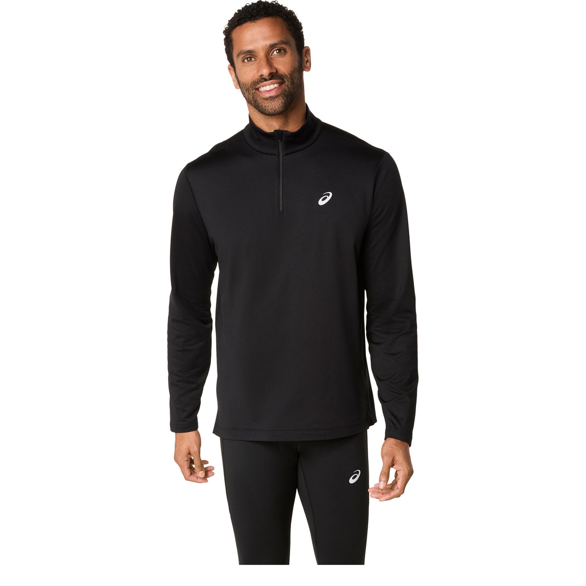 ASICS Core 1/2 Zip Winter  Maillot de course Hommes - noir