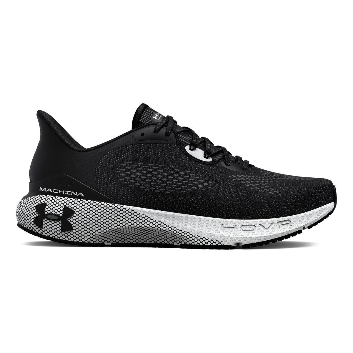 Under Armour HOVR Machina 3 Chaussure De Running Sans Stabilisateurs Femmes-Noir,Blanc