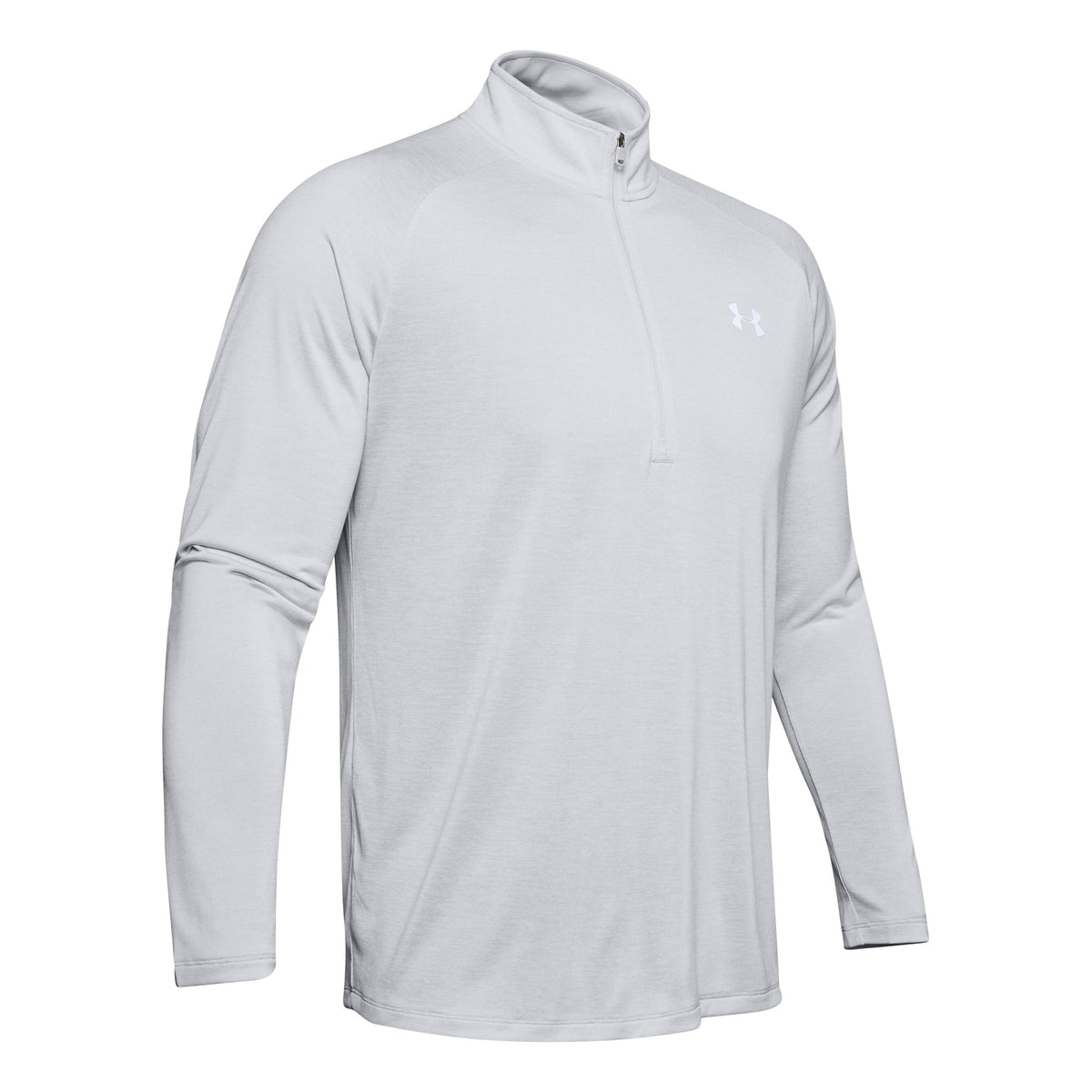 Under Armour Tech 2.0 Half-Zip Haut Manches Longues Hommes-Gris Clair,Gris