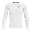 Heatgear Comp Haut Manches Longues Hommes-Blanc,Noir