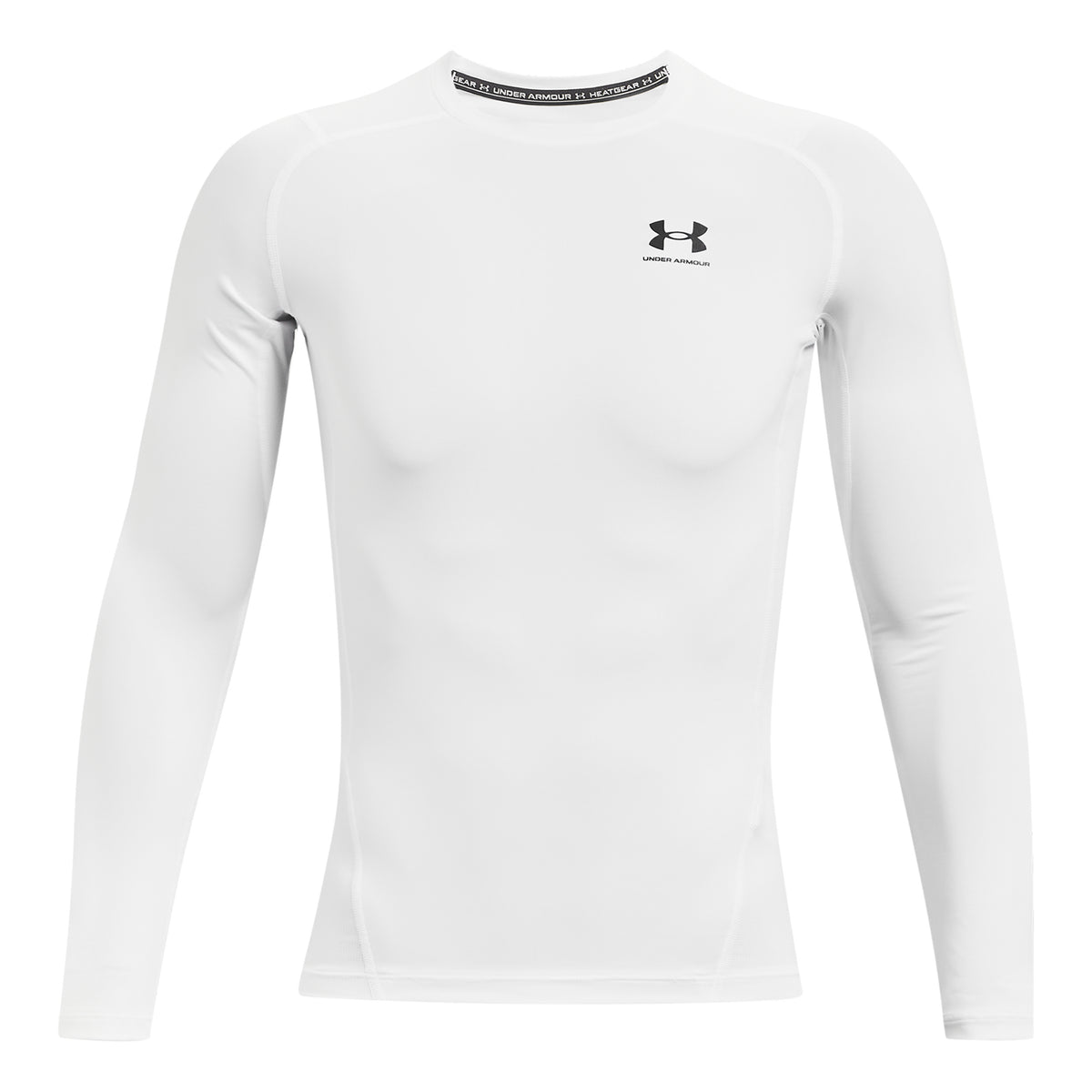 Under Armour Heatgear Comp Haut Manches Longues Hommes-Blanc,Noir