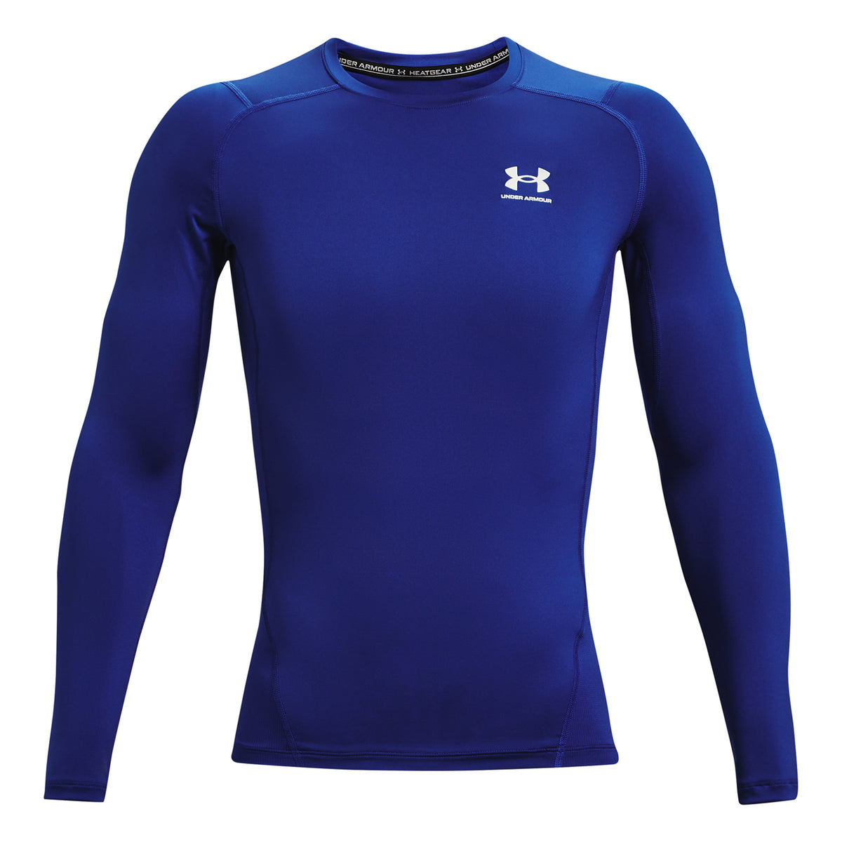 Under Armour Heatgear Comp Haut Manches Longues Hommes-Bleu