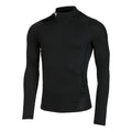 Heatgear Comp Mock Haut Manches Longues Hommes-Noir