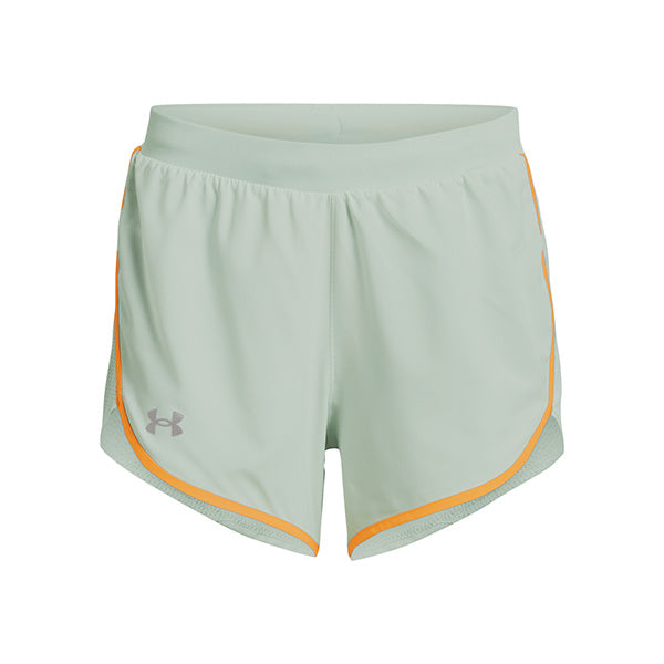 Under Armour Fly-By Elite 3in Shorts Femmes-Vert,Orange