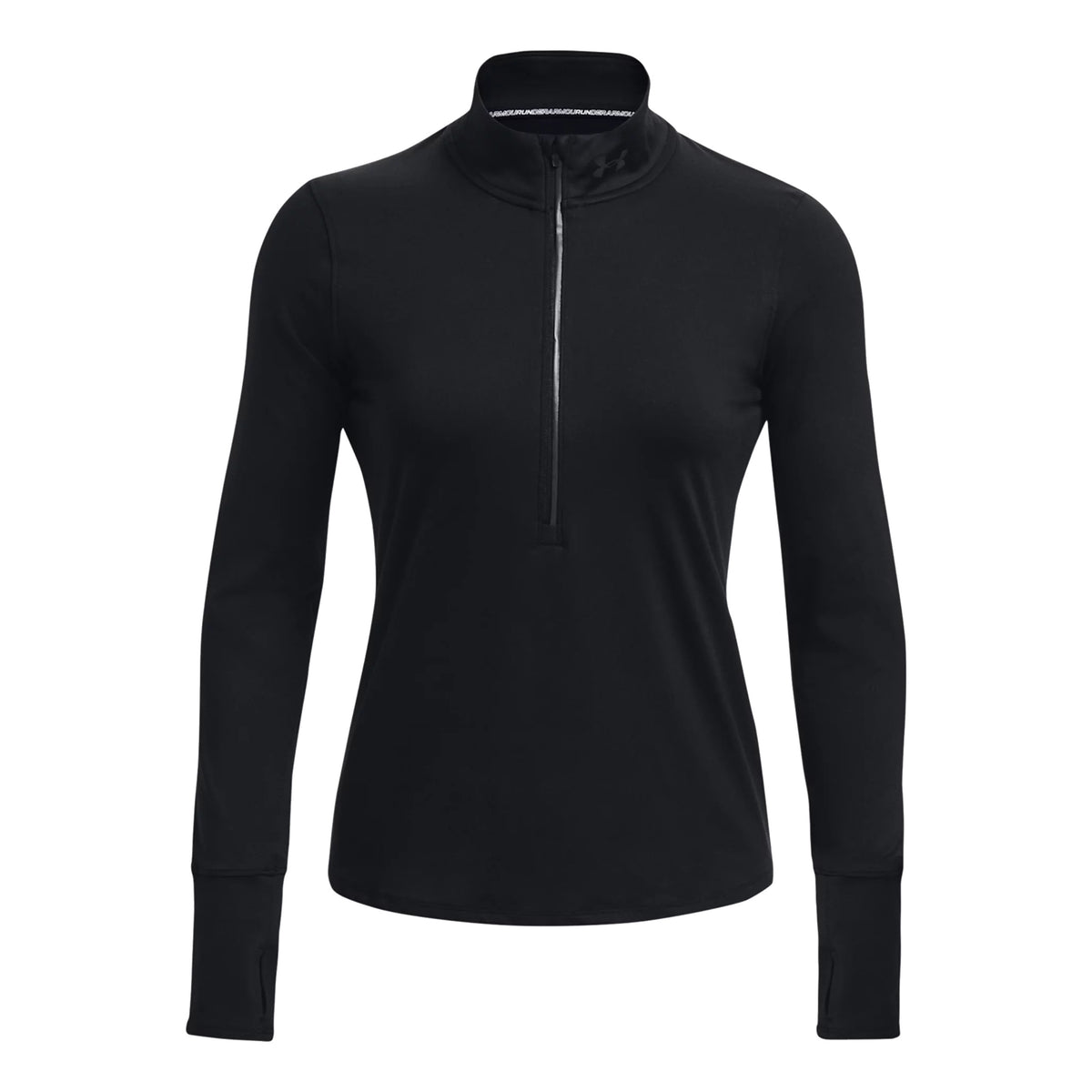 Under Armour Qualifier Run Half-Zip Haut Manches Longues Femmes-Noir
