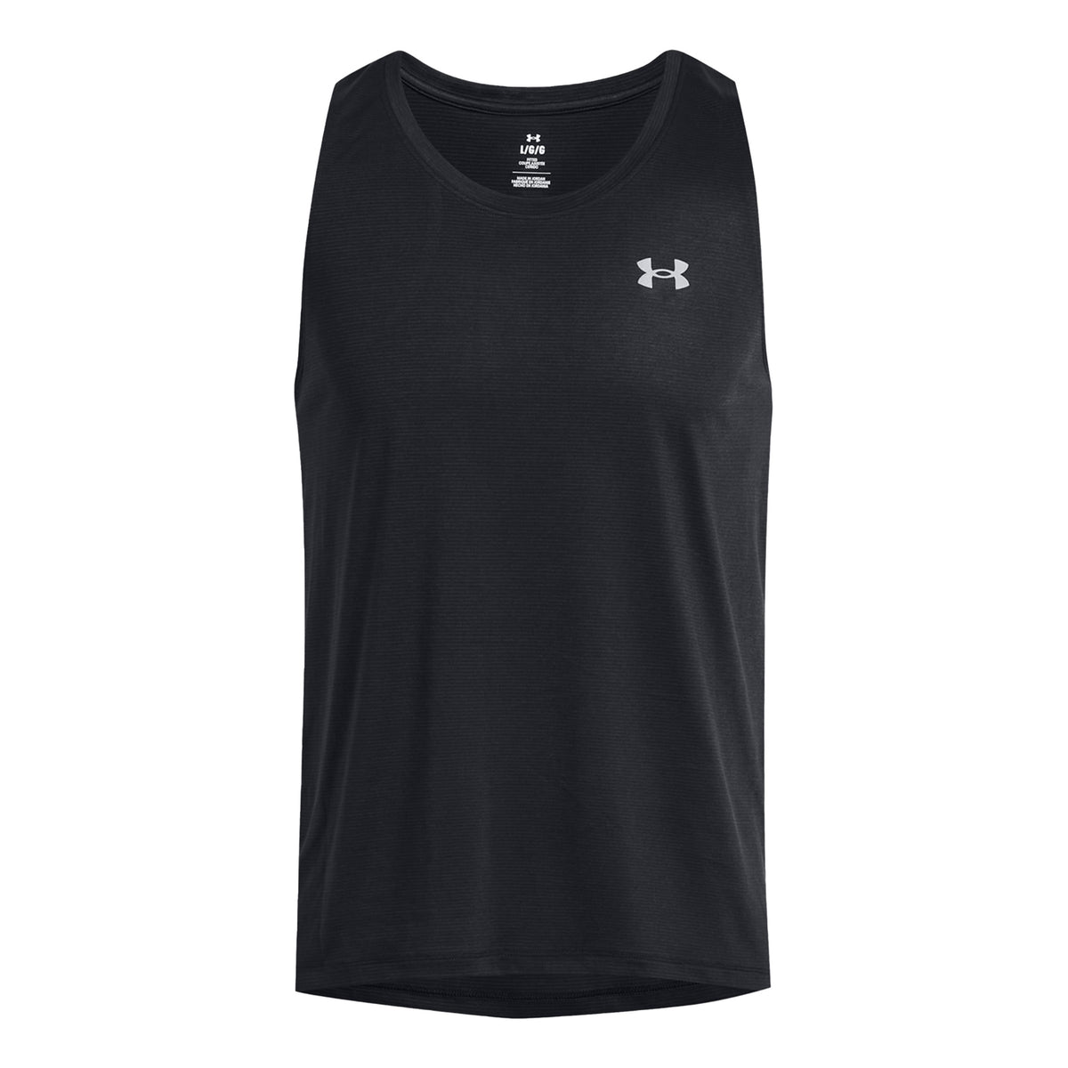 Under Armour Streaker Top De Course Hommes-Noir
