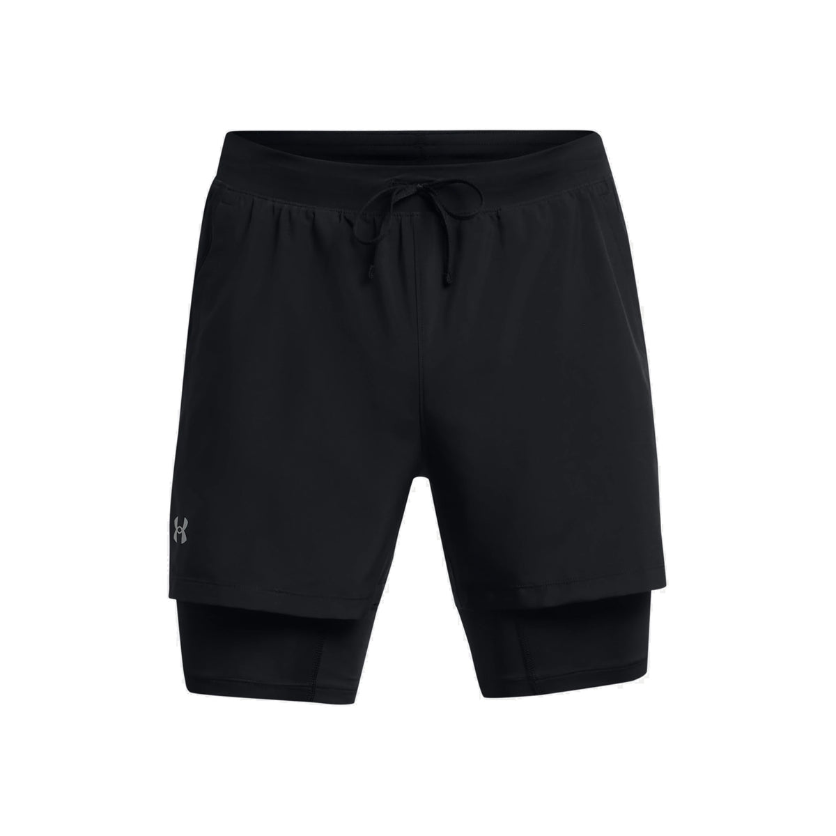 Under Armour Launch 5 Inch 2-in-1 Short De Running Hommes-Noir