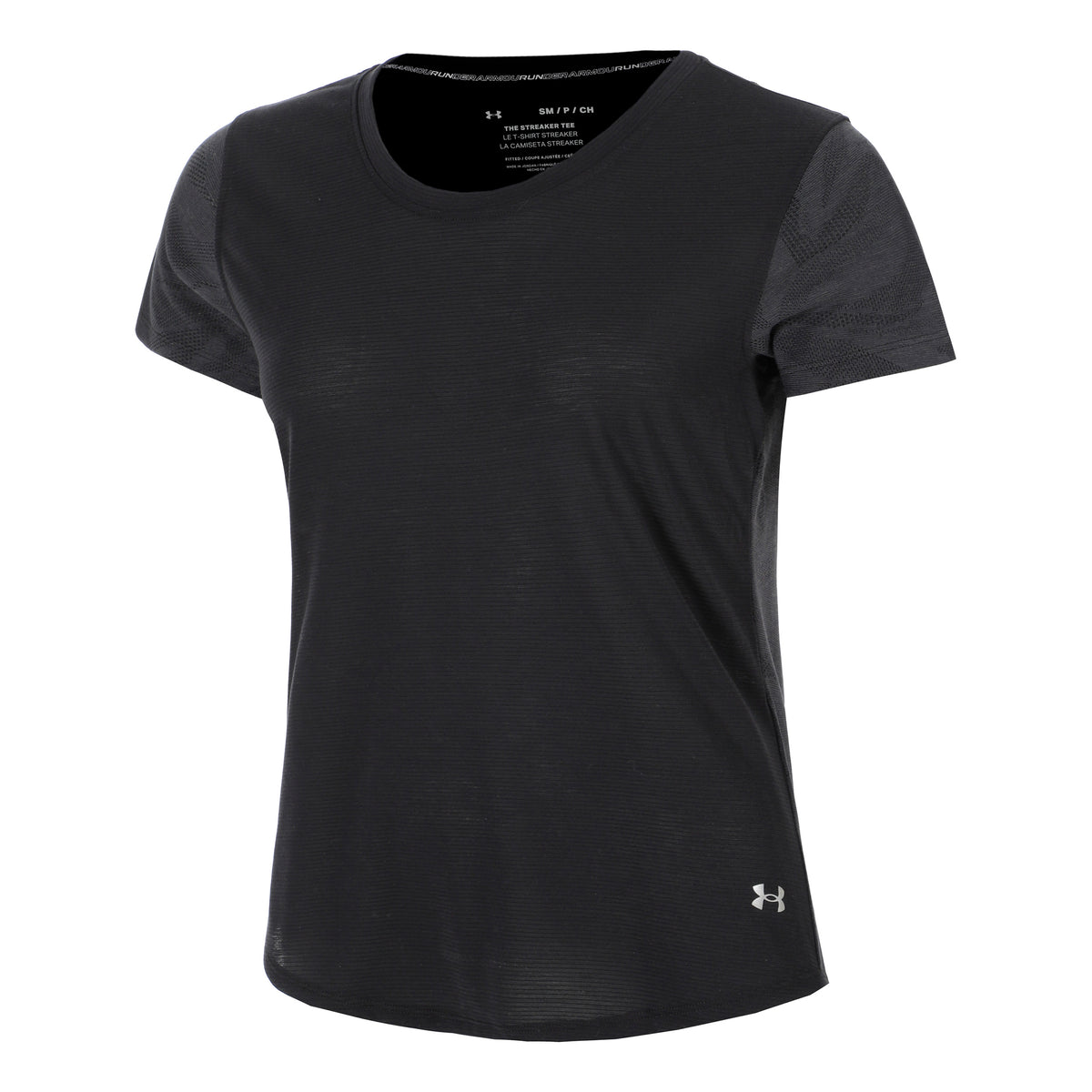 Under Armour Streaker Jacquard T-shirt Femmes-Noir