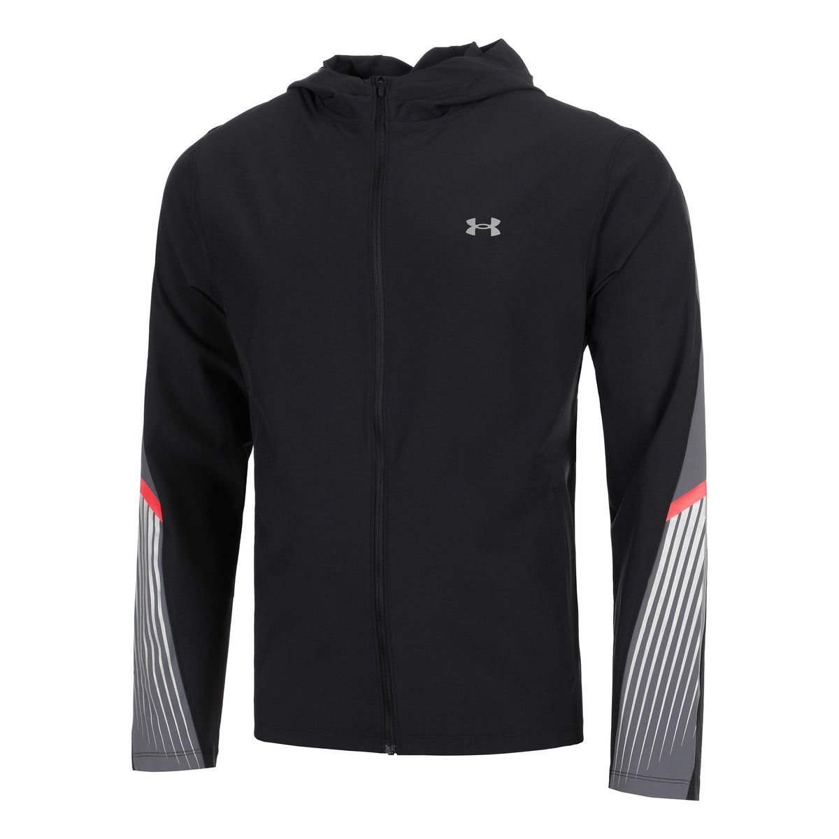 Under Armour Velociti Storm Hooded Veste Running Hommes-Noir,Gris