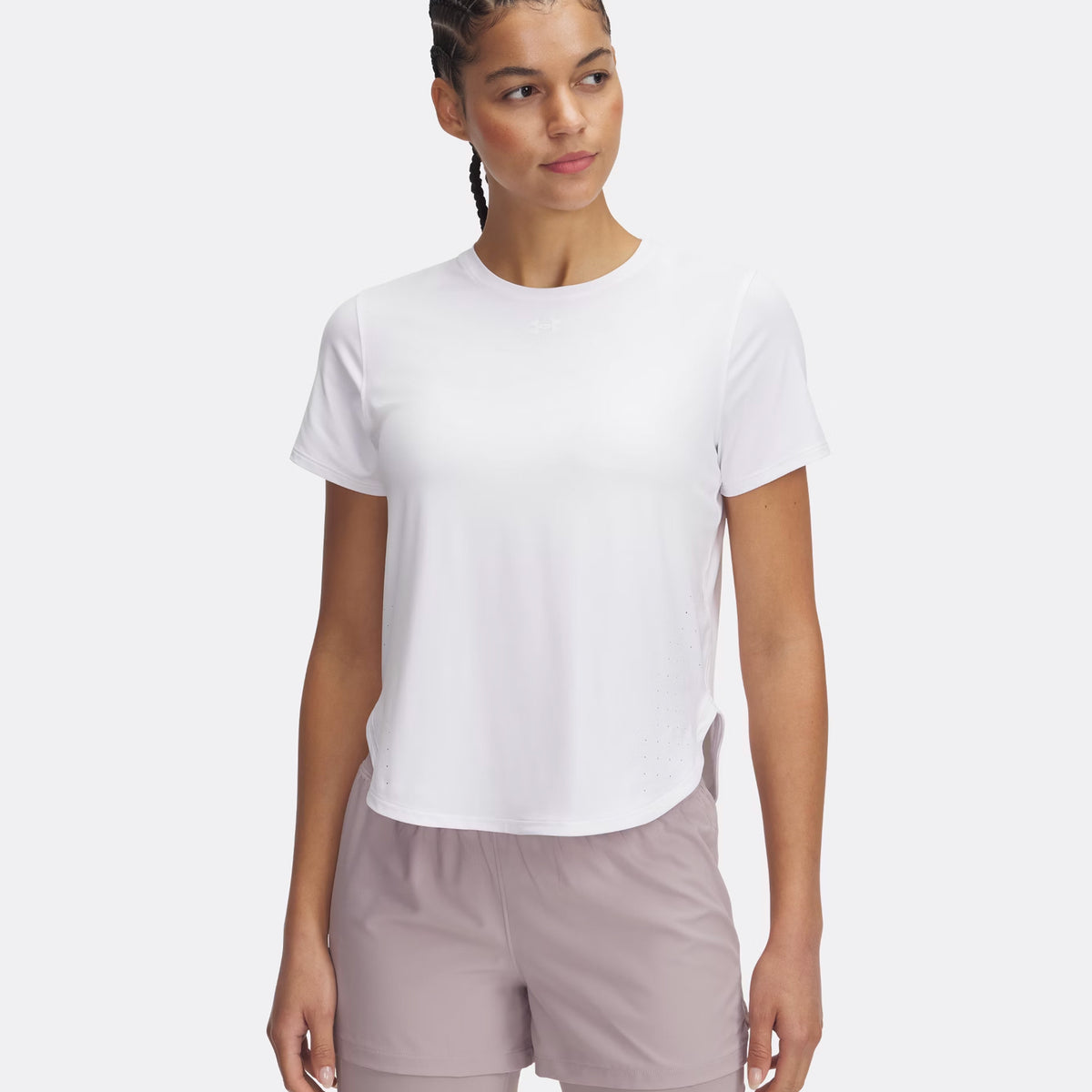 Under Armour Launch Elite Maillot De Course Femmes-Blanc