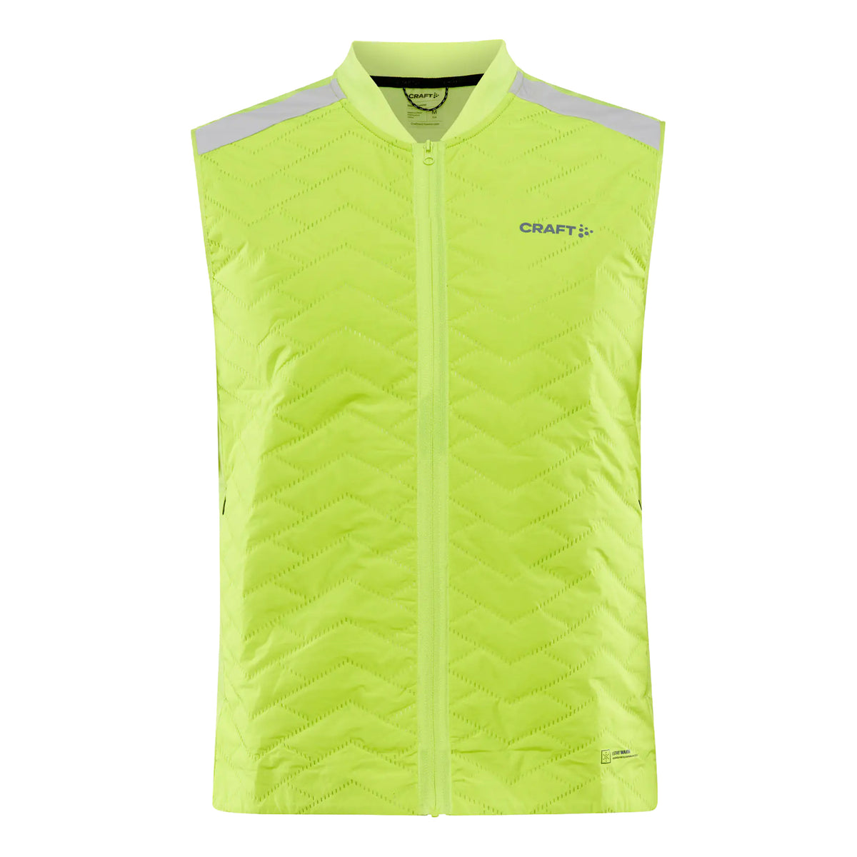 Craft ADV SUBZ Lumen Gilets De Course Hommes-Vert Fluo
