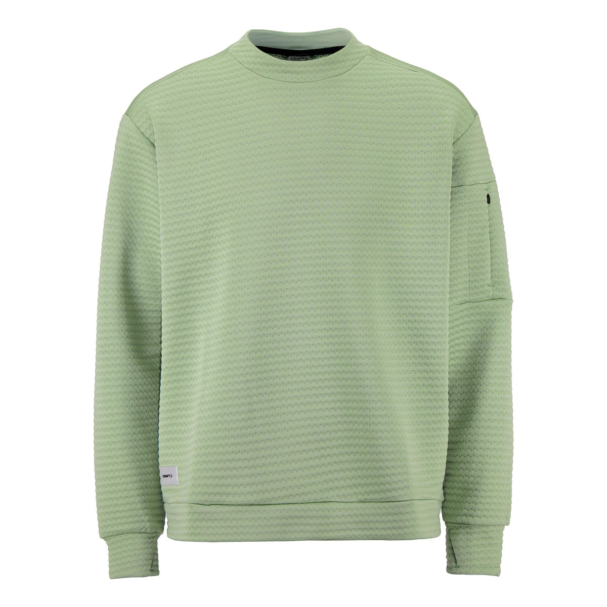 Craft Subz Structured Jersey Sweat-shirt Hommes-Vert