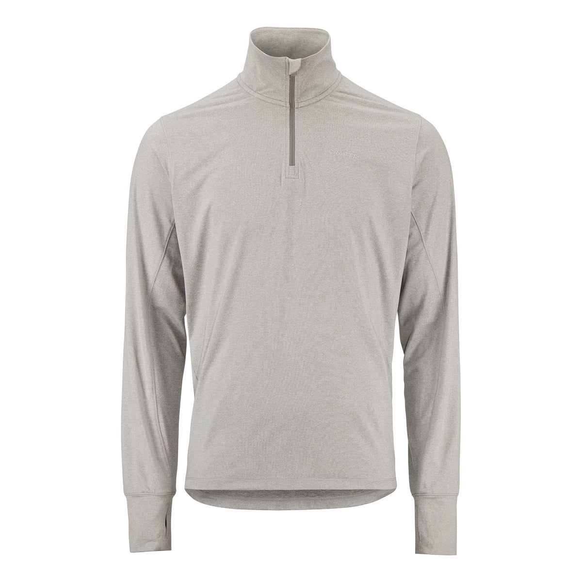 Craft Flow Half-Zip Maillot De Course Hommes-Gris