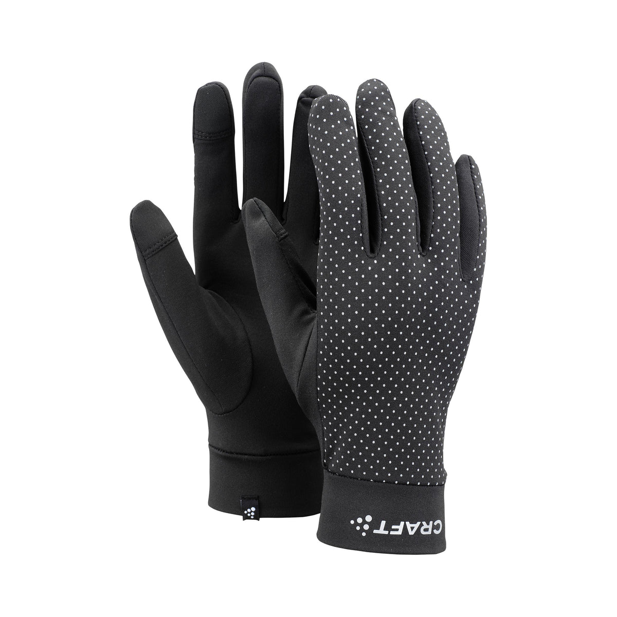 Craft Lumen Fleece Gants De Running-Noir