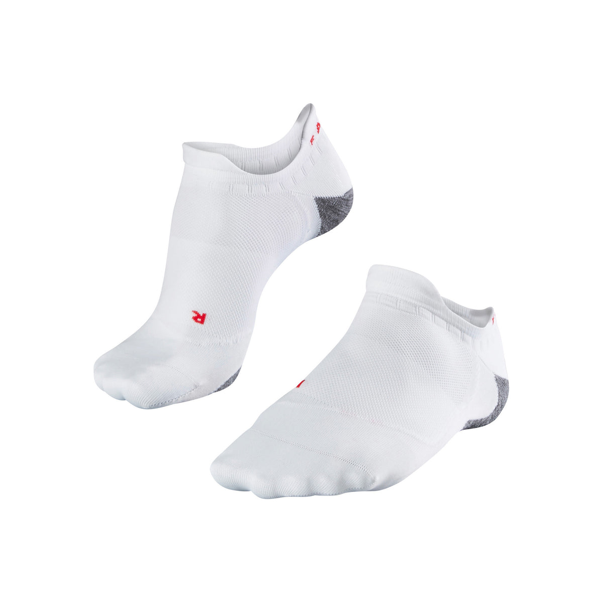 Falke RU5 Race Invisible Chaussettes de running Femmes-blanc, gris