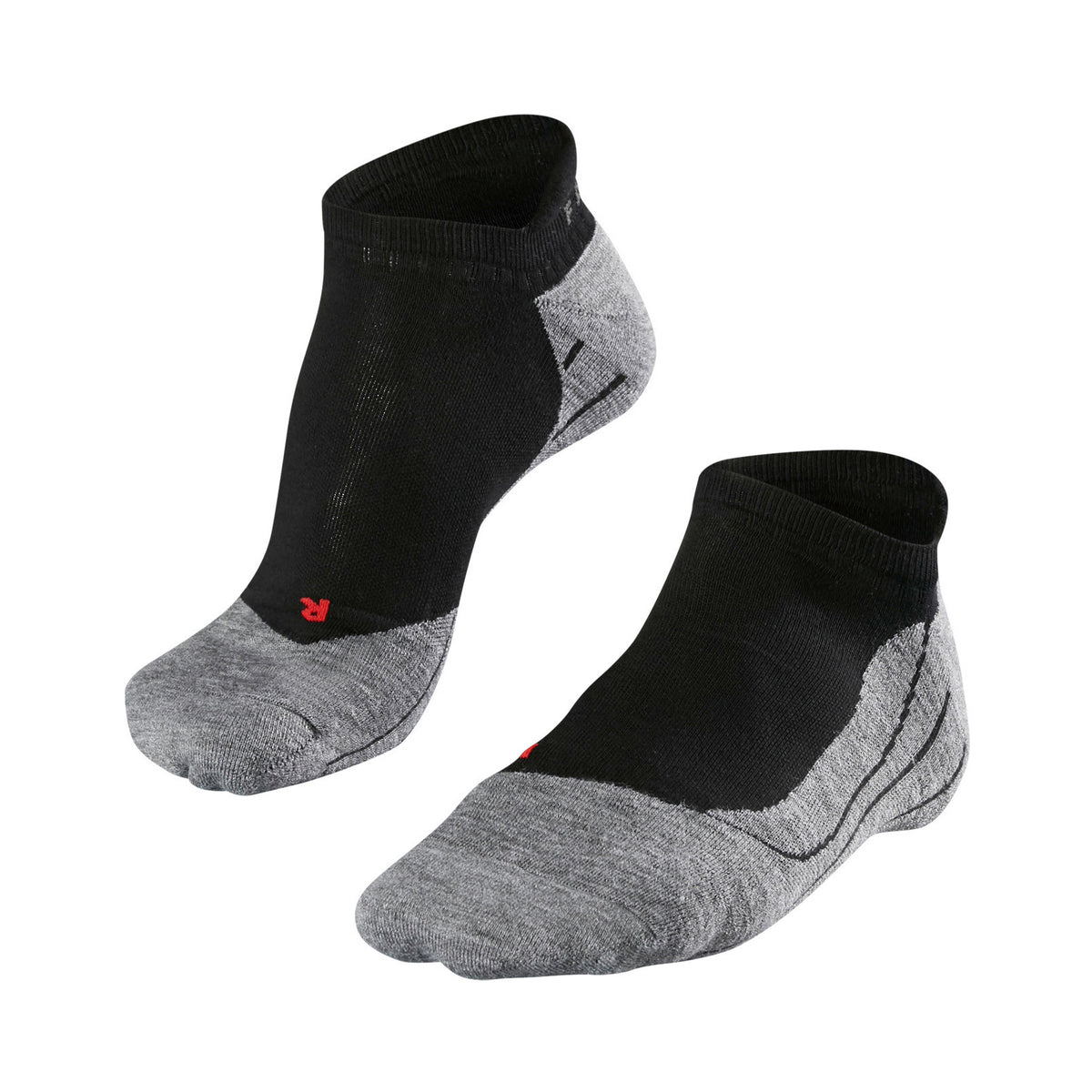 Falke RU4 Endurance Invisible Chaussettes De Running Hommes-Noir,Gris Clair