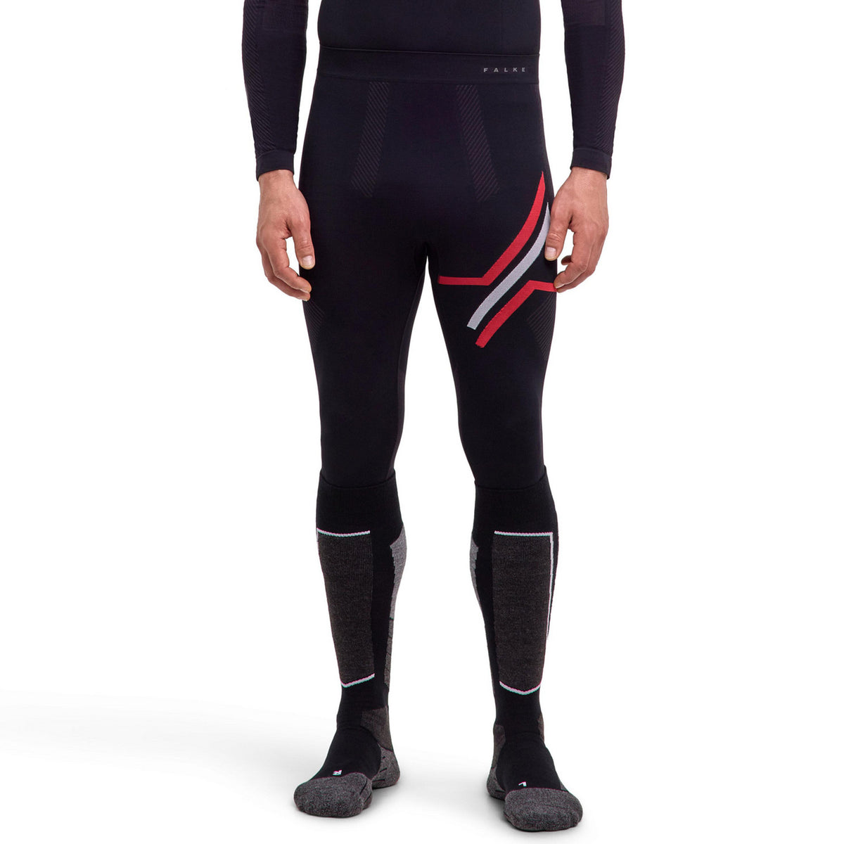 Falke Warm 3/4  130 Years Collant tight Hommes-noir