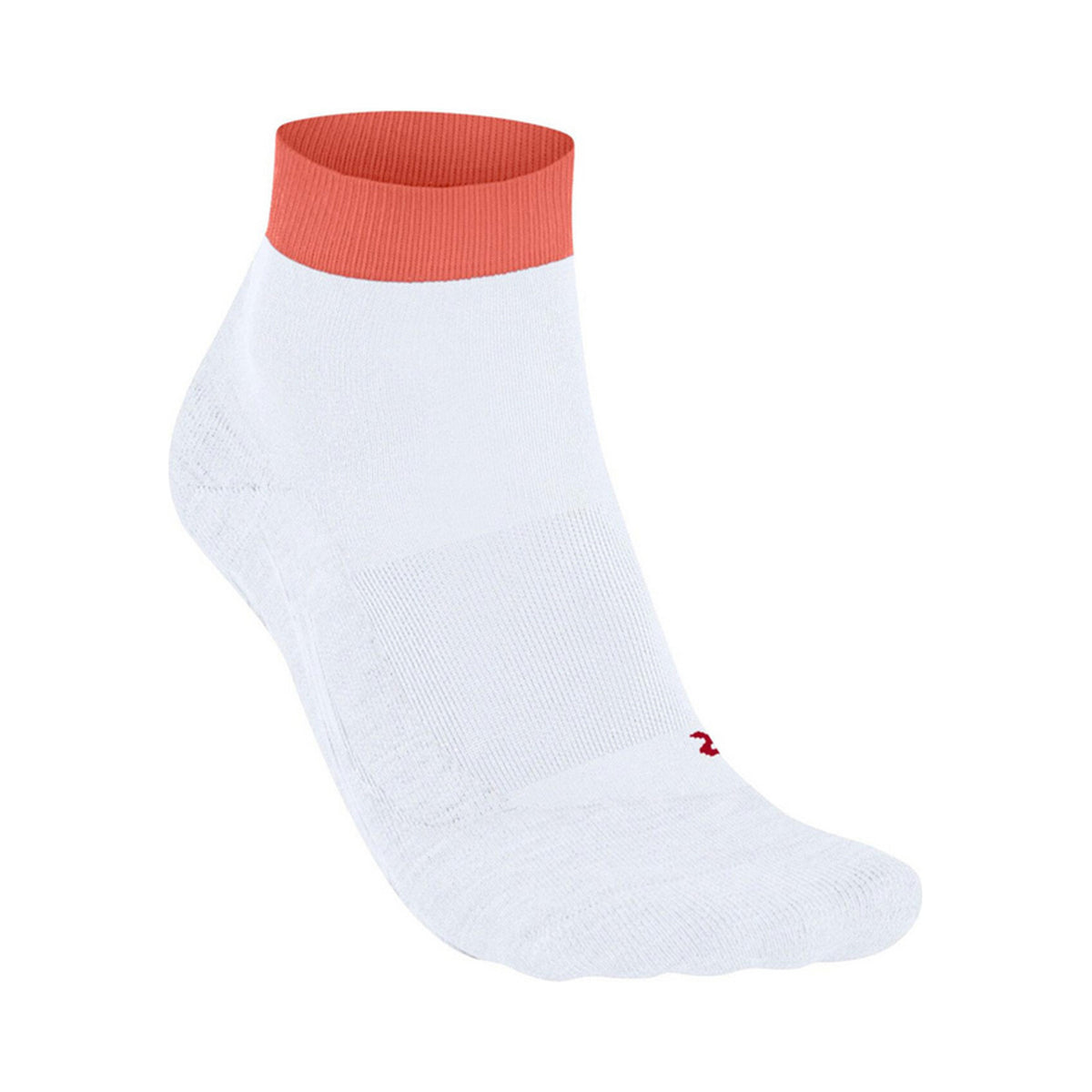 Falke RU4 Endurance Short Chaussettes de running Femmes - blanc, corail