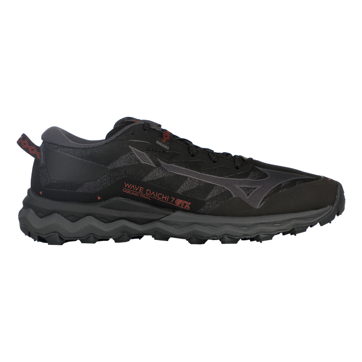 Mizuno Wave Daichi 7 GTX Chaussure Trail Femmes-Noir,Gris Foncé