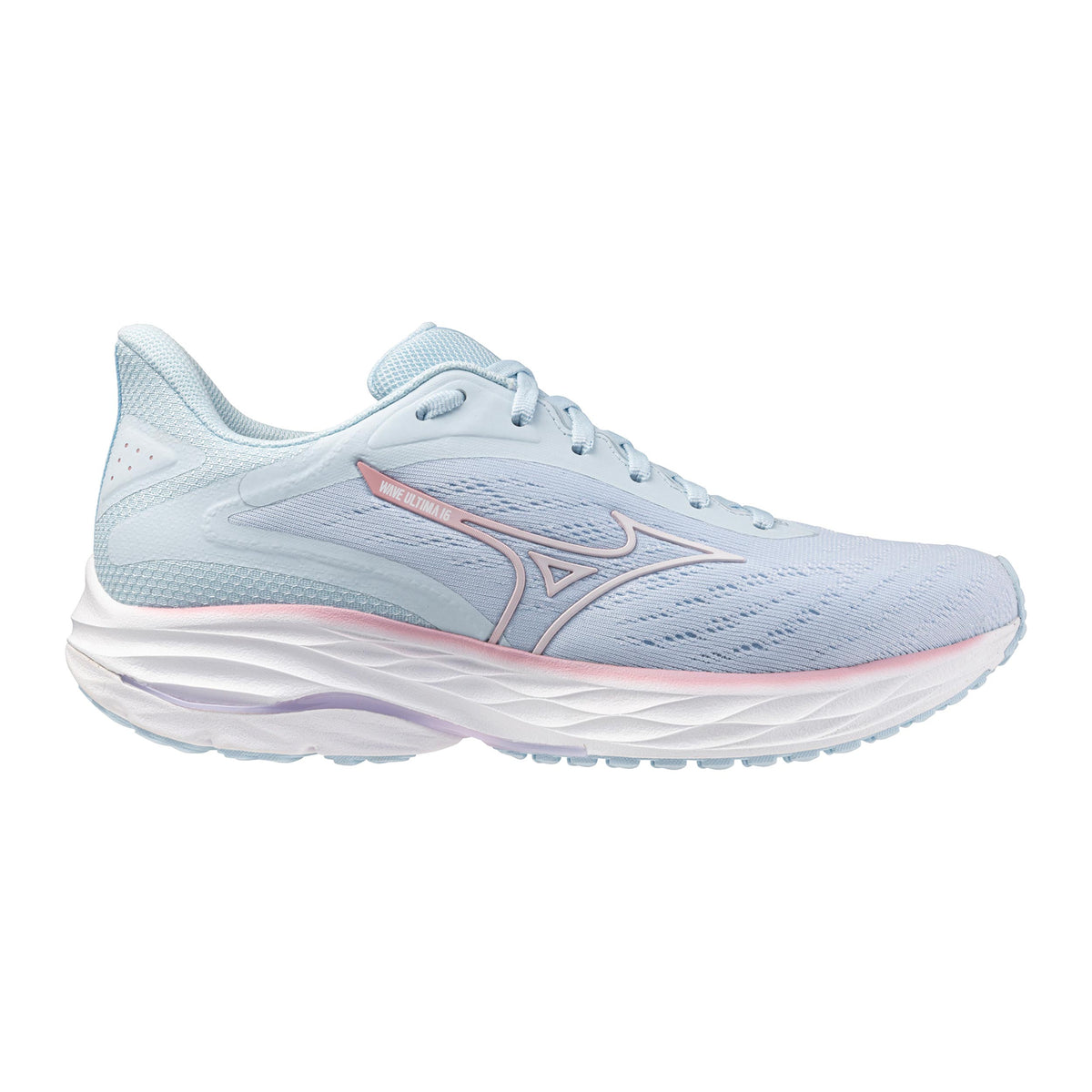 Mizuno Wave Ultima 16 Chaussure De Running Sans Stabilisateurs Femmes-Bleu Clair,Rosé