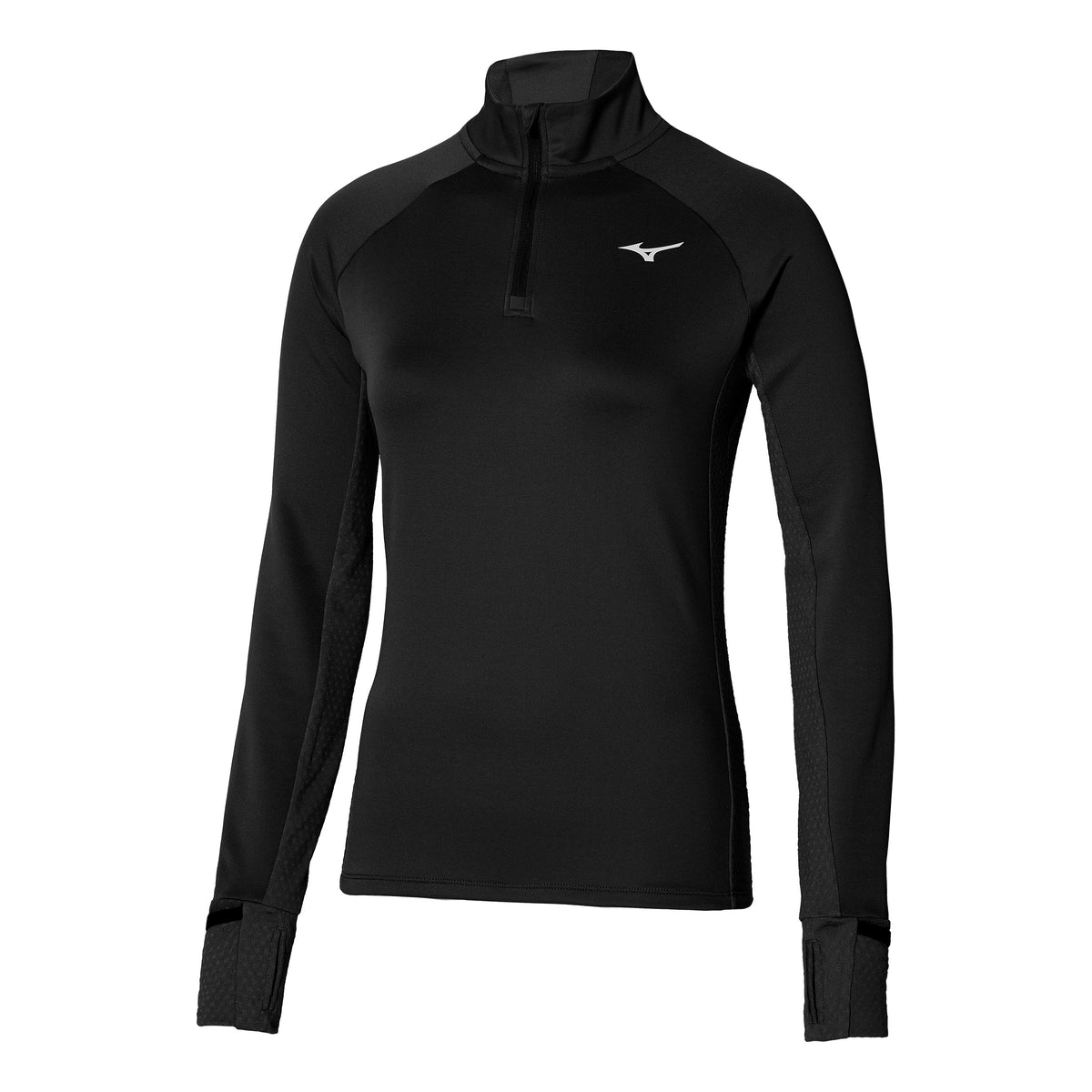 Mizuno Warmalite HZ Top De Course Femmes-Noir