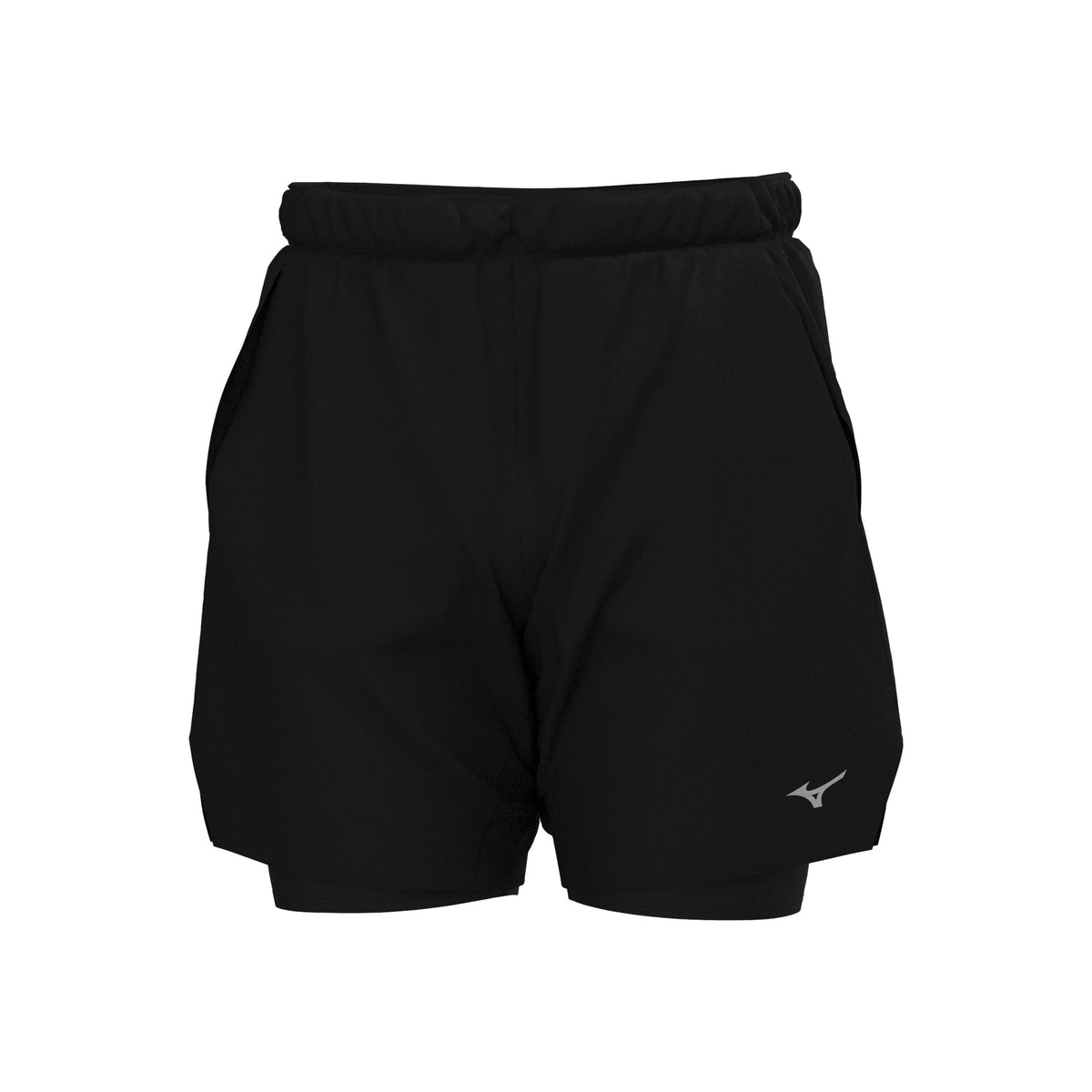 Mizuno Core 2in1 7.5inch Short de running Hommes-noir